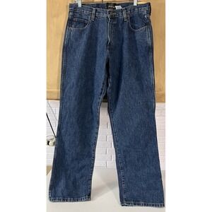 Red Head Brand Jeans Mens 34x32 Blue Dark Wash Denim‎ Relaxed NWT